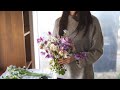 VLOG/ 제주여행 그리고 플라워 브이로그 (핸드타이드)/ Flower Vlog in Jeju (Handtied)
