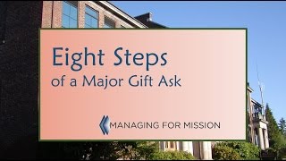 8 Steps of a Major Gift Ask