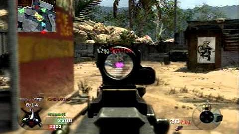 Call of Duty Black ops multiplayer: Rockin MP5K on Firing range