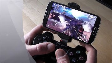 Playing Modern Combat 4 with a Playstation Controller & Sixaxis Controller App