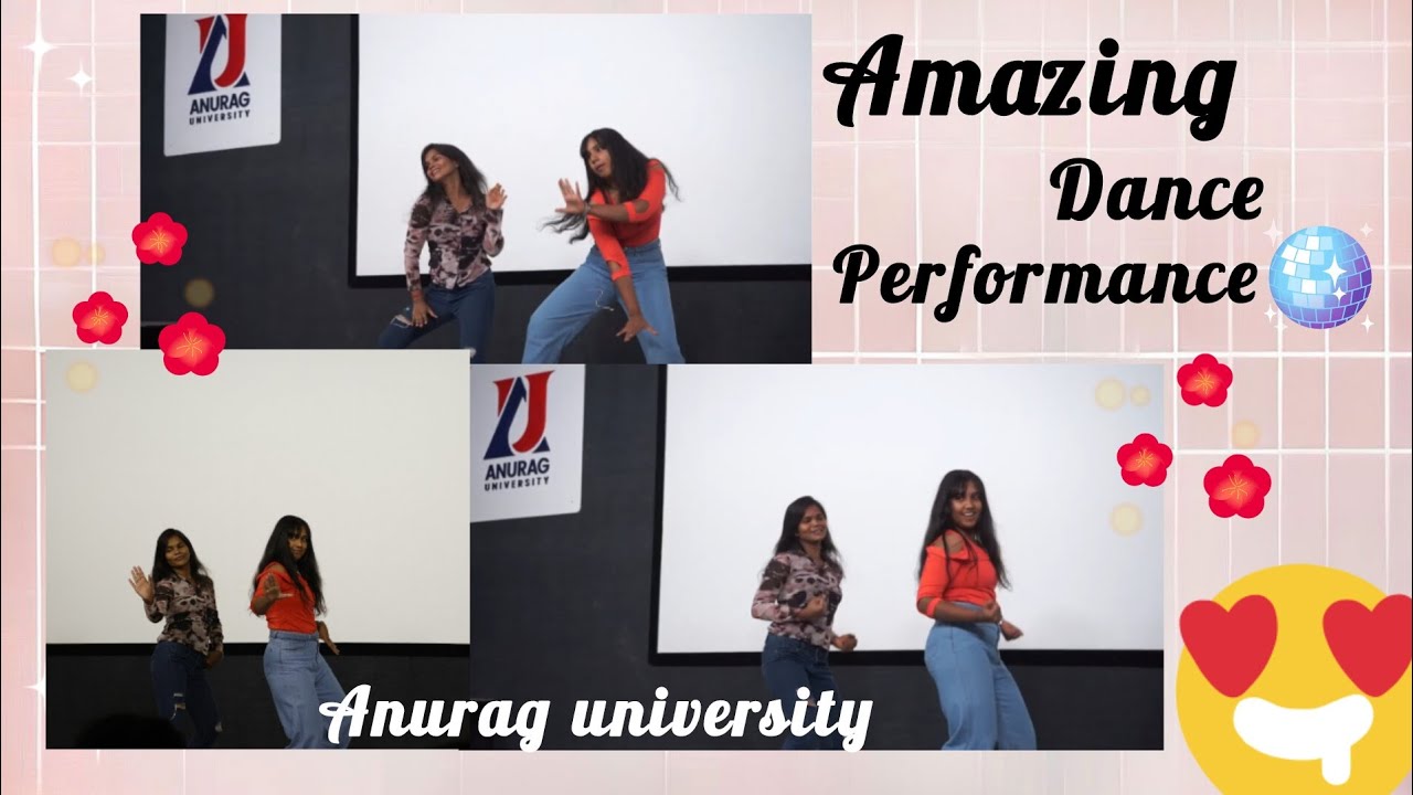 Amazing dance performance on special day 🫶 | ANURAG UNIVERSITY - YouTube