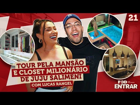 POD ENTRAR - Tour exclusivo na mansão e closet milionários de Juju Salimeni com Lucas Rangel