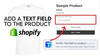 Add text field to shopify product page!