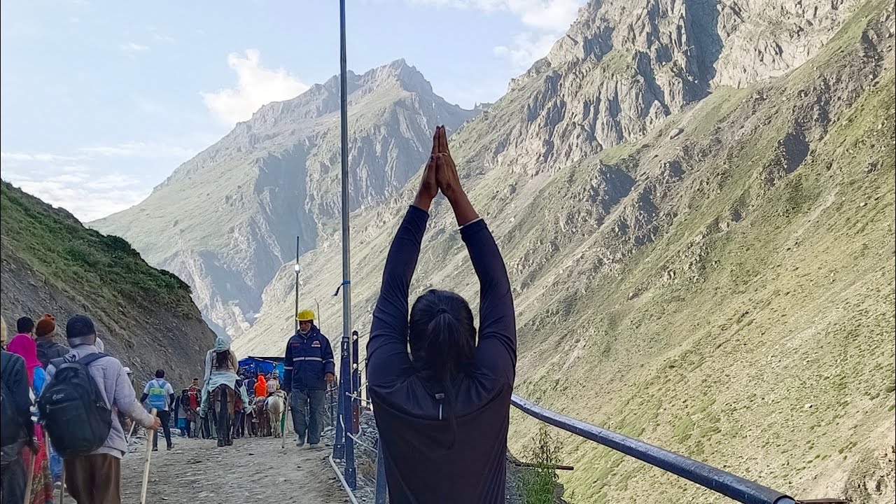Amarnath Yatra - July 2025. Glimpses of Paidal Yatra ,  Baltal route, Part -1