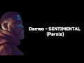 Damso - Sentimental (Parole/Lyrics)