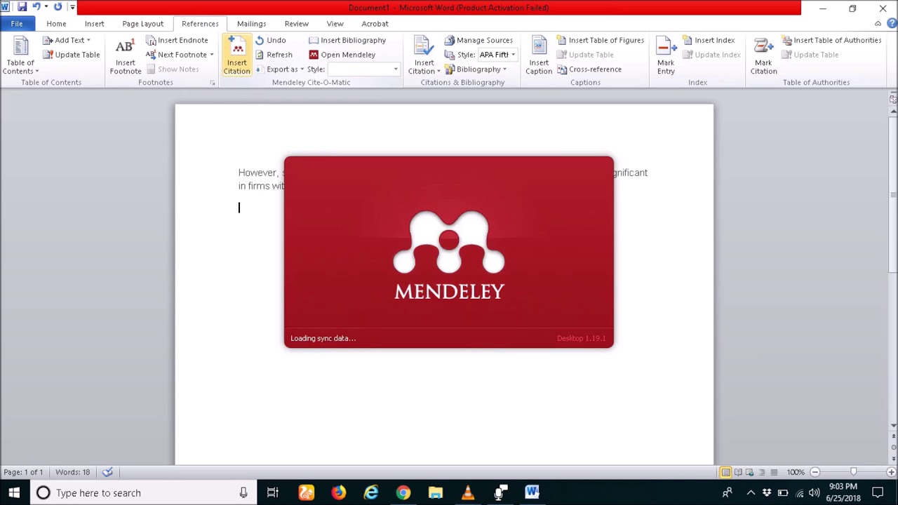 how to remove the mendeley plugin for word