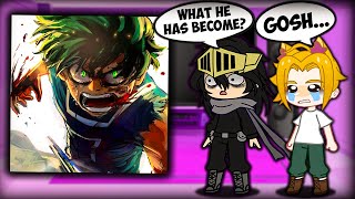 Past Pro heroes react to Izuku Midoriya | Deku | Gacha Club | Part 2