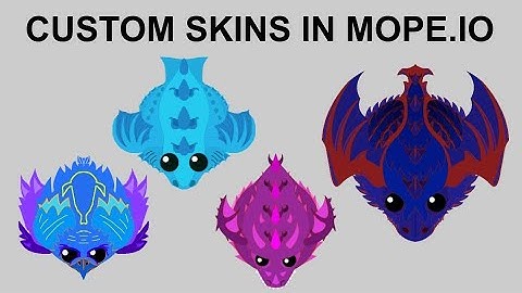 Mope io: Custom Skin Tutorial