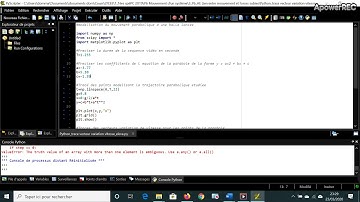 Tracé vecteur variation de vitesse sur python