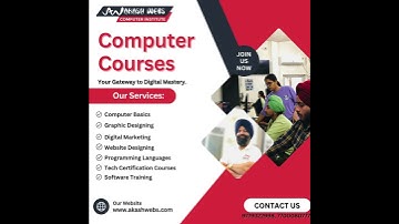 "Want to rule the digital world? It all starts at Akashwebs!" #akashdeepsingh #computertraining