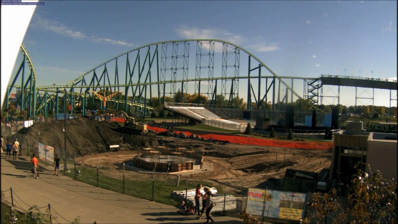 Valleyfair 2017 North Star TenWeek Construction Time Lapse 1 (9/7/16