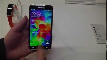 Samsung Galaxy S5 Fingerprint Scanner Demo and Hands On