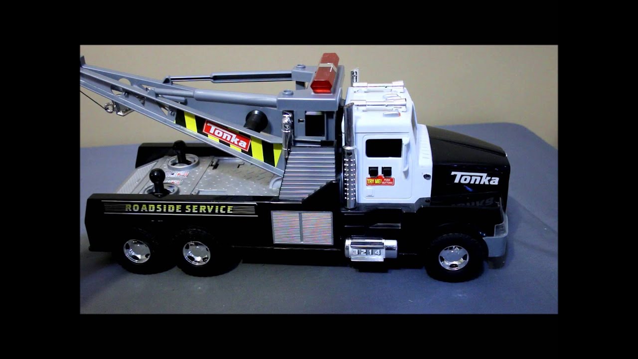 funrise toys tonka mighty motorized tow truck