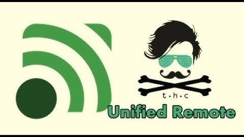 Control your PC with mobile phone/ Unified Remote