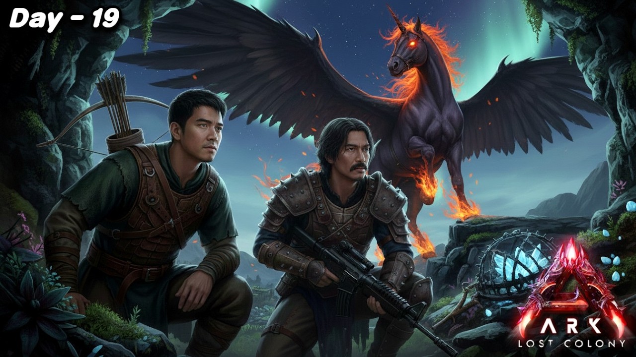 ARK Lost Colony (Day 19) | မြင်းပျံလေး ရှာကြည့်ကြမလား???