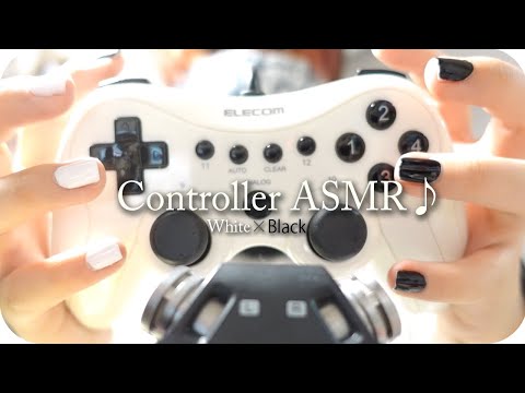 ASMR??謎の白黒コントローラーを激しめグシャグシャ