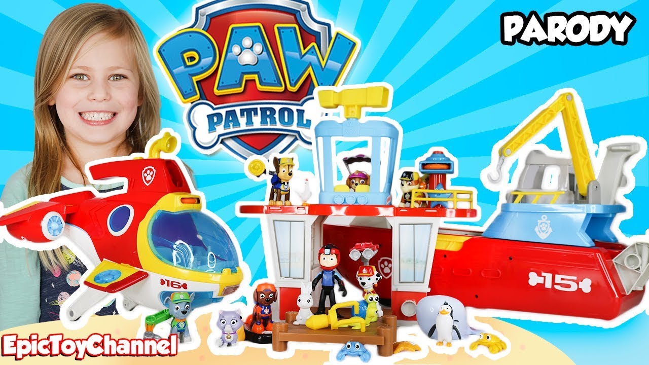paw patrol sea patroller set