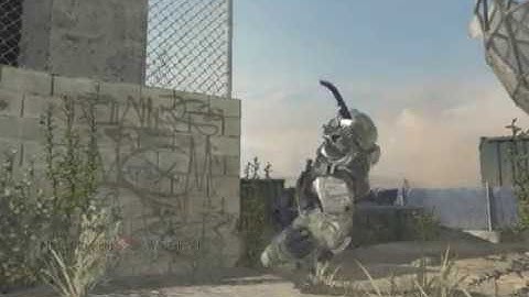 MW3 Cross Map Throwing Knife Kill