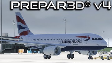 Prepar3D v4.5 | Munich to London Heathrow  |  EDDM - EGLL  | BA951 | FsLabs A319 | P3D