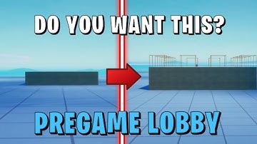 How To Make A Pregame Lobby In Fortnite Creative