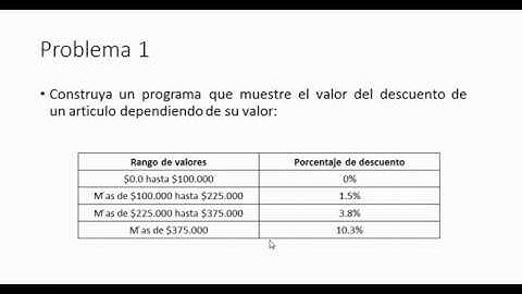 Programación I - Decisiones Anidadas