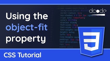 The object-fit property in CSS - Maintain aspect ratio on images or video - Web Design Tutorial