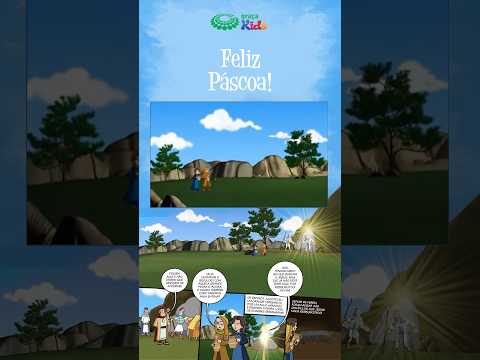 Jesus ressuscitou! Ele vive e reina para sempre! Feliz Páscoa! #shorts