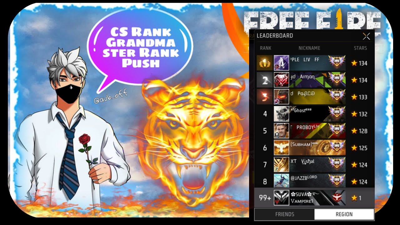 Free Fire Max CS Rank 😎Grandmaster Rank Push 😱Game Play Video 😱 - YouTube