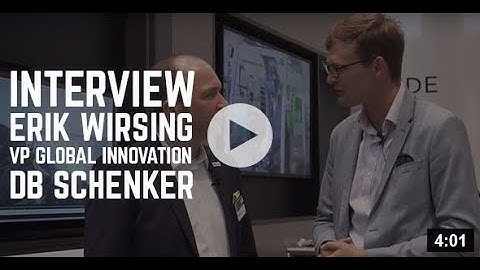 Interview with Erik Wirsing, VP Global Innovation of DB Schenker | TLC Munich 2019