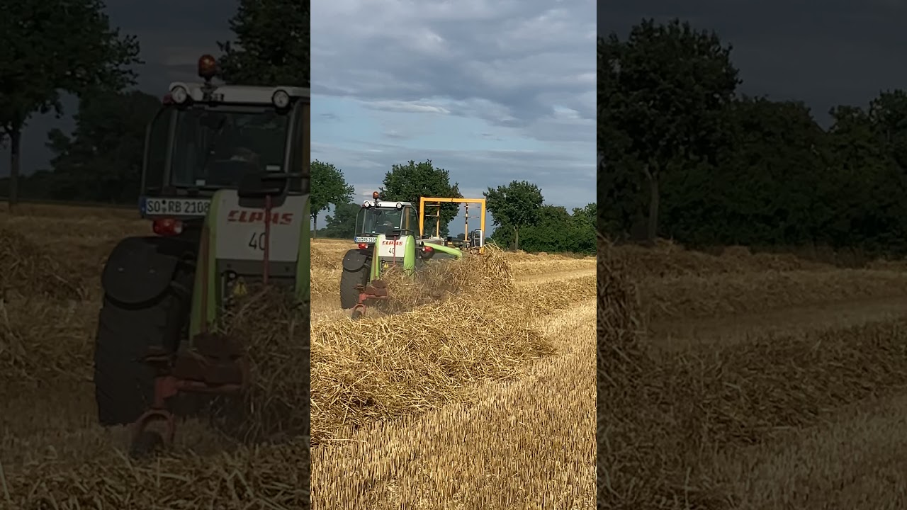 Claas Scorpion am Stroh lüften Claas Scorpion am Stroh lüften