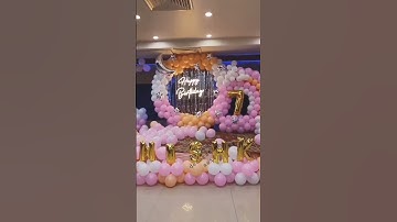 Thumbnail of balloon decoration #asif# birthday https://www.#youtube#shorts #viral#song