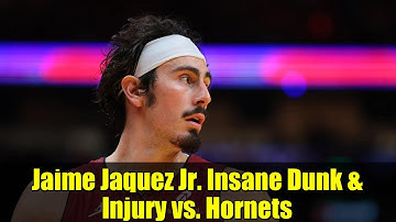 Jaime Jaquez Jr. Insane Dunk & Injury vs. Hornets | Miami Heat Highlights 2025
