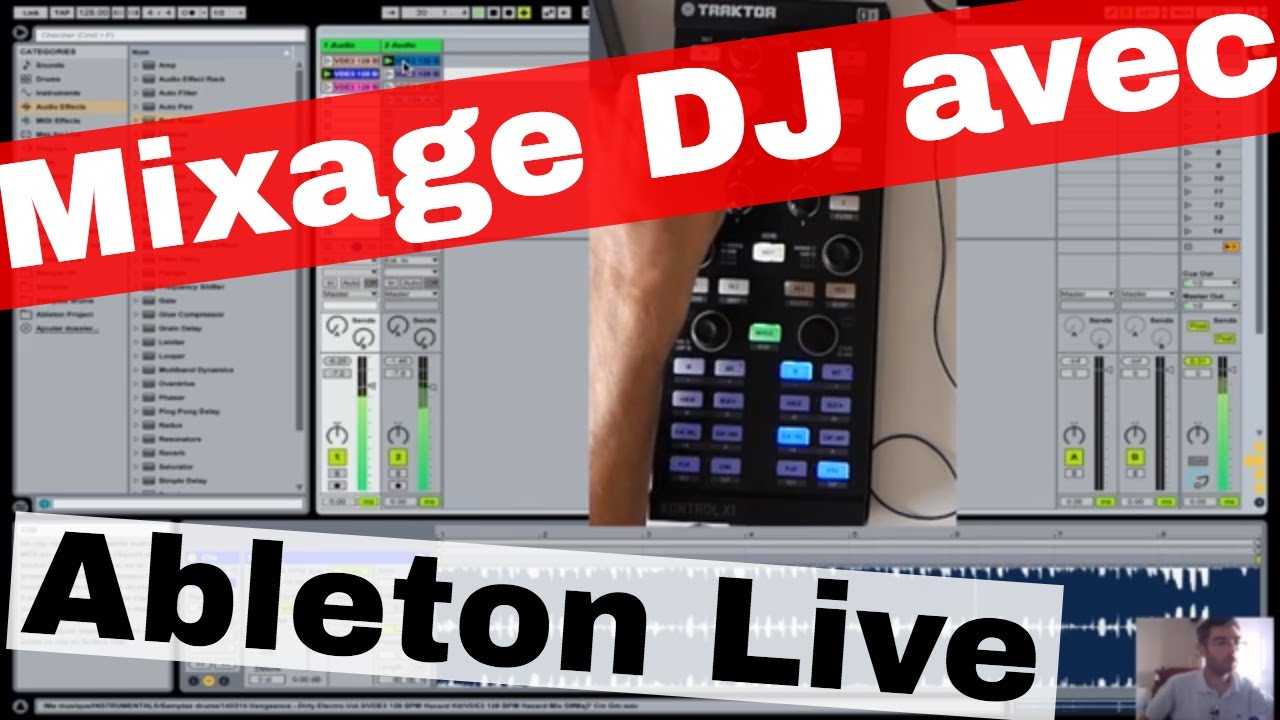 Traktor x1 + Ableton Live (mixer avec Ableton comme un DJ) - YouTube