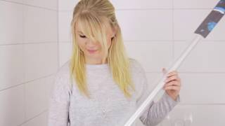 Shower curtain rod without drilling - as simple as that! - english