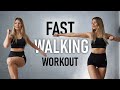 20 MINUTE FAST WALKING WORKOUT FOR WEIGHT LOSS- Low Impact | Sweaty step workout at home