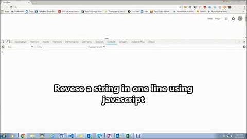 Easiest way to Reverse a string using JavaScript in One Line