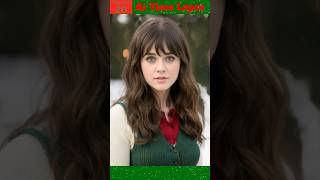 AI time-lapse inspired by the appearance of a Zooey Deschanel Lookalike #shorts #christmas #elf