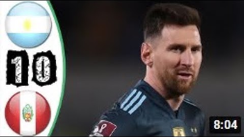 Argentina vs Peru 1 0 🔥 Highlights & All Goals 2021   English Commentary