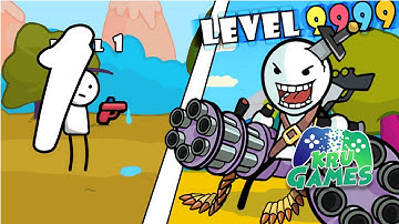 One Gun 2 Stickman rpg shooter gang Gameplay Walkthrough #1 (Android, IOS)