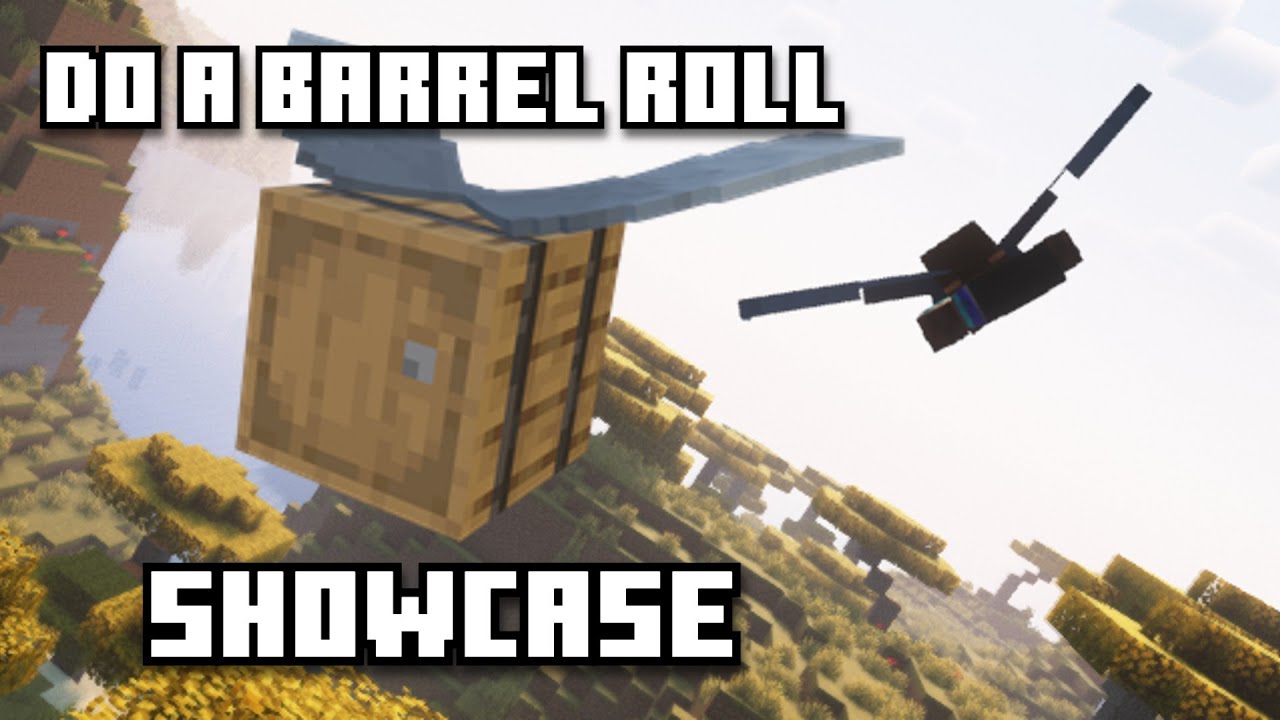 THIS ELYTRA MOD IS CRAZY!!!! | Do a Barrel Roll + Complementary Unbound Shaders | Minecraft Showcase