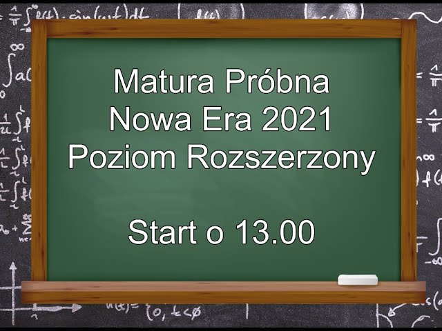 Matura Probna 2021 Nowa Era Matematyka Poziom Rozszerzony Arkusz Maturalny Youtube