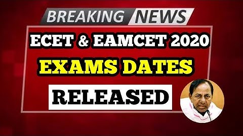 ECET & EAMCET, POLYCET EXAMS DATES RELEASED 😥😥😥