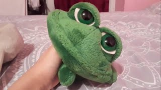 Plush Froggy in 5 Days of Taking Shit