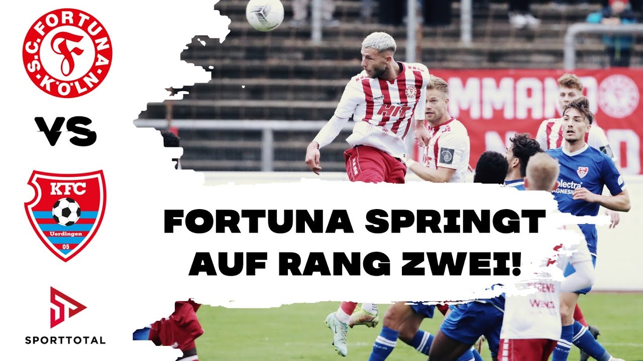 KFC Uerdingen mit schwerer Aufgabe in Köln I SC Fortuna Köln -  KFC Uerdingen I Regionalliga West