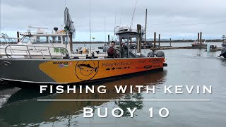 Buoy 10 Salmon Fishing with Fishing with Kevin in Astoria Oregon