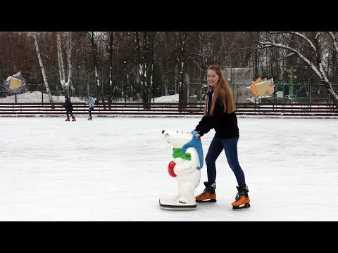 Москва. Каток в Измайловском парке и моя попытка научиться кататься на коньках