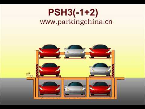 how the -1+2 partial underground puzzle parking system works