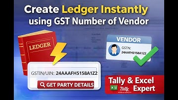 How to Create Ledger in Tally Prime | Create Ledger Instantly Using GST Number in Tally Prime