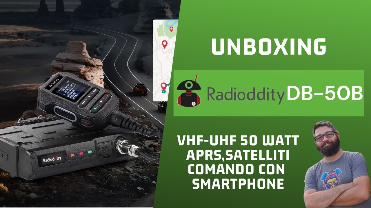 Radioamatori- Unboxing Radioddity DB50-B