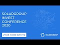 SOLARGROUP INVEST CONFERENCE 2020 live stream